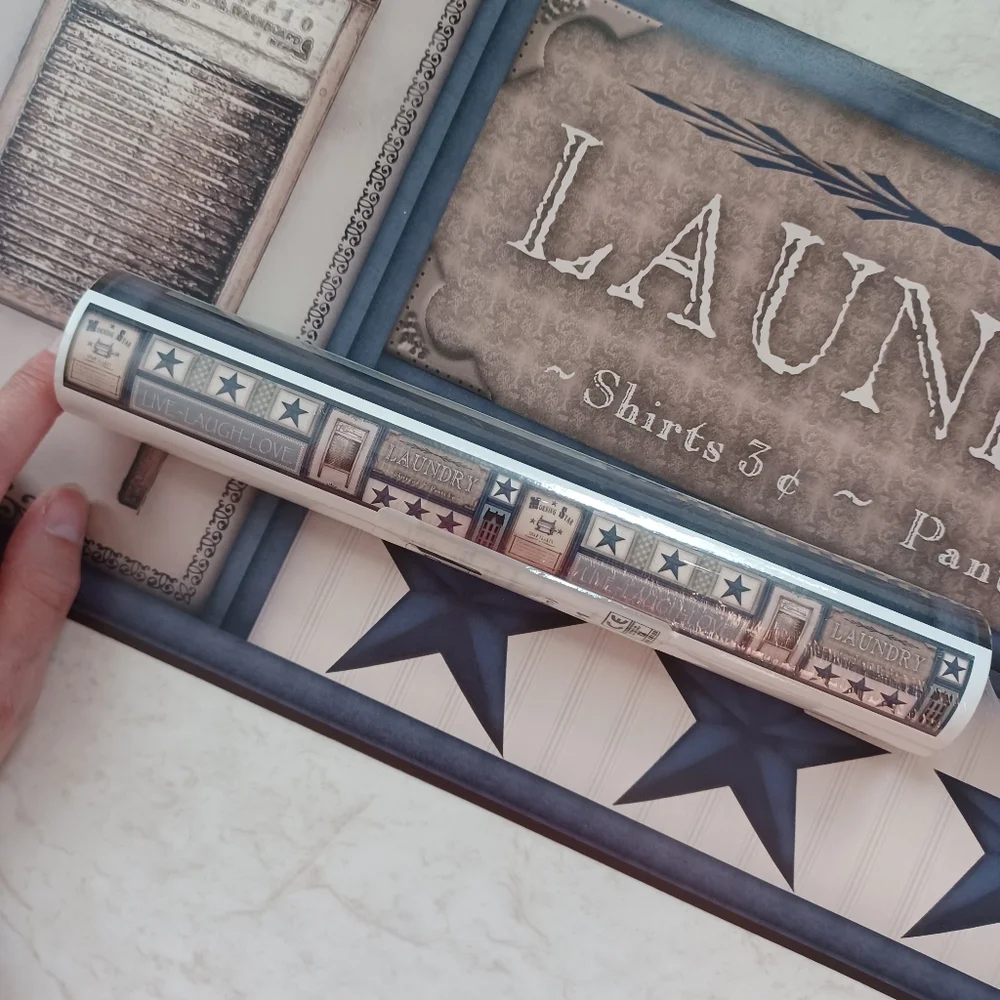 Wallpaper Border Country Laundry Star